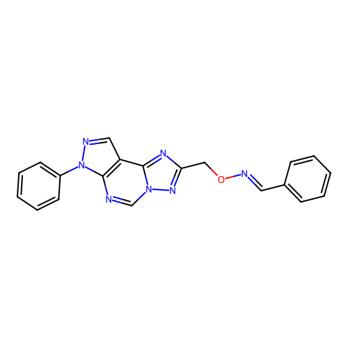 C20H15N7O structure