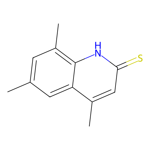 4,6,8-Trimethyl-quinoline-2-thiol structure
