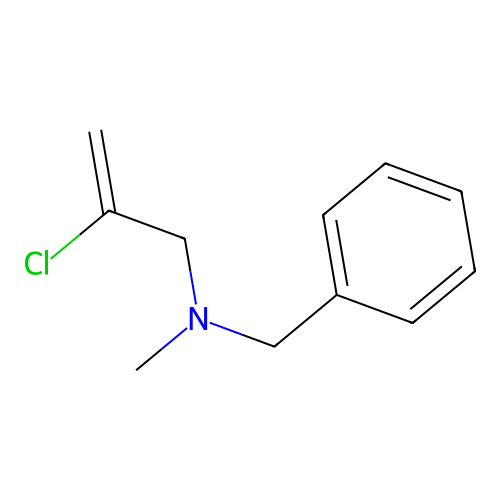 N-苄基-2-氯-N-甲基丙-2-烯-1-胺 structure