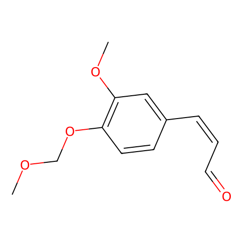 3'-Methoxy-4'-(methoxymethoxy)cinnamaldehyde structure