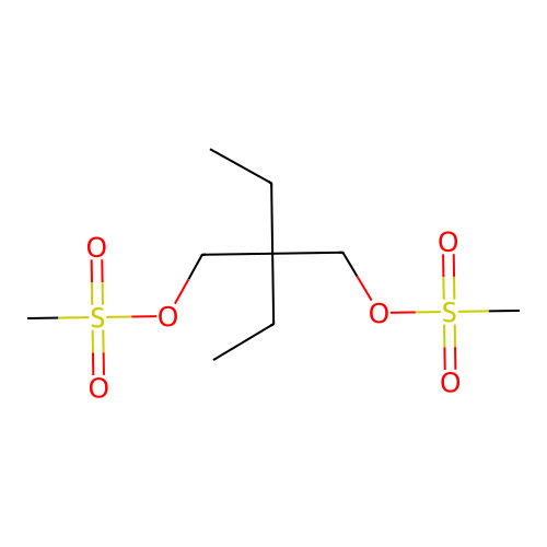 2,2-二乙基-1,3-丙二醇二甲磺酸酯 structure