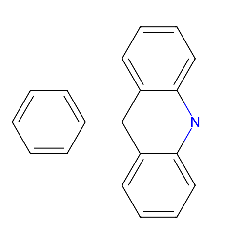10-Methyl-9-phenyl-9,10-dihydroacridine structure