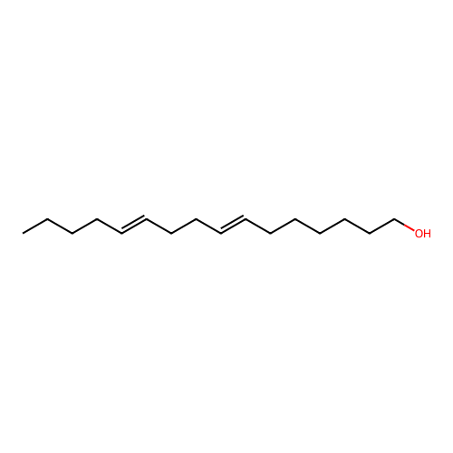 7,11-hexadecadien-1-ol structure