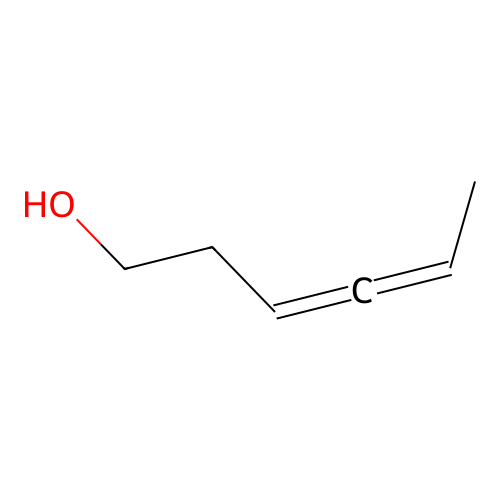 Hexa-3,4-dien-1-ol structure