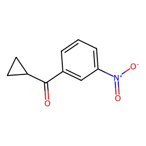 Cyclopropyl(3-nitrophenyl)methanone structure