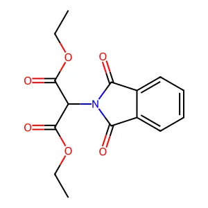 Diethyl phthalimidomalonate structure