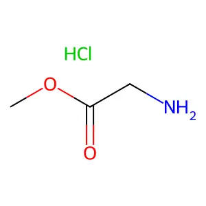 甘氨酸甲酯盐酸盐 structure