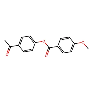 4-Acetylphenyl 4-methoxybenzoate structure