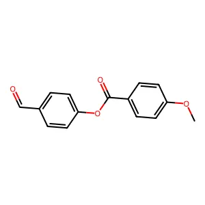 4-Formylphenyl 4-methoxybenzoate structure