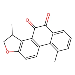 Phenanthro[2,1-b]furan-4,5-dione, 2,3-dihydro-3,9-dimethyl- structure