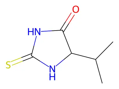 5-Isopropyl-2-thioxo-4-imidazolidinone structure
