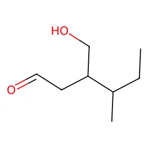 Hexanal, 3-(hydroxymethyl)-4-methyl- structure
