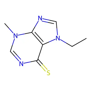 7-Ethyl-3,7-dihydro-3-methyl-6H-purine-6-thione structure