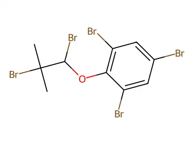 1,3,5-Tribromo-2-(1,2-dibromo-2-methylpropoxy)benzene structure