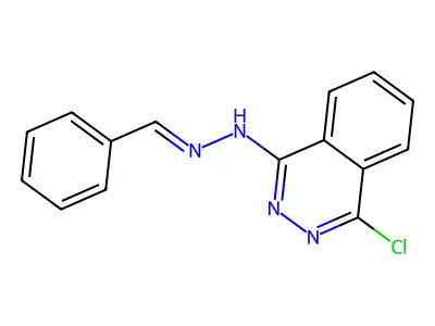 N-(亚苄基氨基)-4-氯-1-酞嗪胺 structure