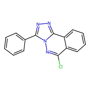 6-Chloro-3-phenyl-[1,2,4]triazolo[3,4-a]phthalazine structure