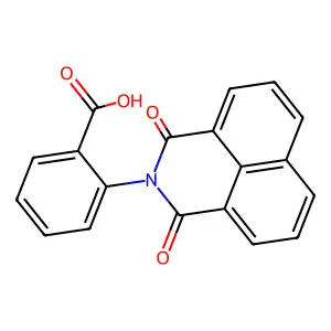 2-(1,3-Dioxo-1H,3H-benzo(DE)isoquinolin-2-YL)-benzoic acid structure