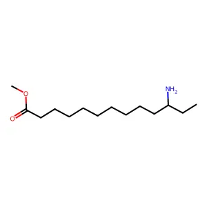 Tridecanoic acid, 11-amino-, methyl ester structure