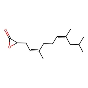 3-(3,7,9-Trimethyl-2,6-decadienyl)oxiran-2-one structure