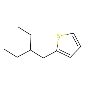 2-(2-Ethylbutyl)thiophene structure