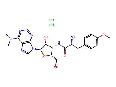 Puromycin Hydrochloride structure