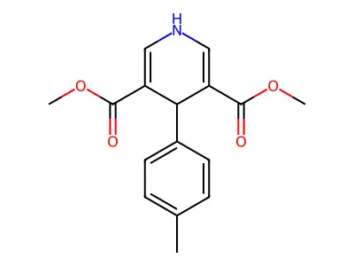 Dimethyl 4-(4-methylphenyl)-1,4-dihydropyridine-3,5-dicarboxylate structure