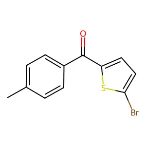 (5-Bromo-2-thienyl)(4-methylphenyl)methanone structure