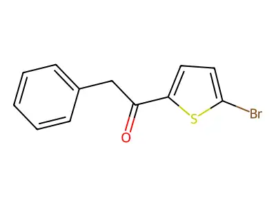 1-(5-Bromothiophen-2-yl)-2-phenylethan-1-one structure