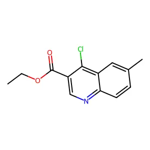 Ethyl 4-chloro-6-methylquinoline-3-carboxylate structure