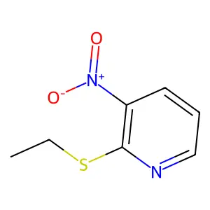2-Ethylsulfanyl-3-nitropyridine structure
