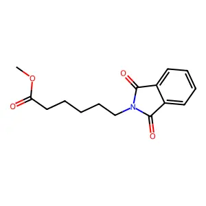 Methyl 6-(1,3-dioxoisoindol-2-yl)hexanoate structure