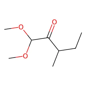 2-Pentanone, 1,1-dimethoxy-3-methyl- structure
