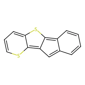 Indeno[2',1':4,5]thieno[3,2-b]thiopyran structure