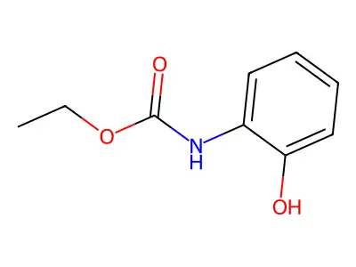 Ethyl N-(2-hydroxyphenyl)carbamate structure
