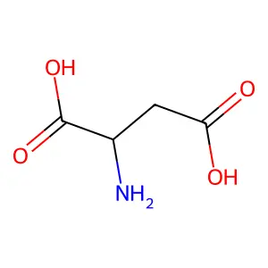 天冬氨酸 structure