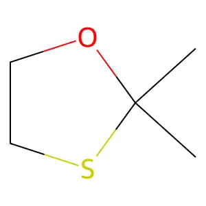 2,2-二甲基-1,3-氧硫戊环 structure