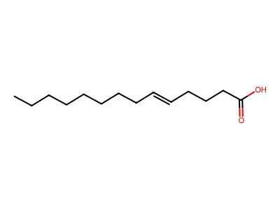 5-Tetradecenoic acid, (5Z)- structure