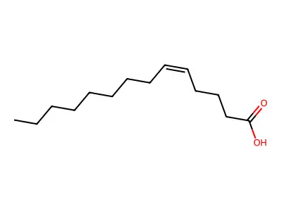 顺-5-十四碳烯酸 structure