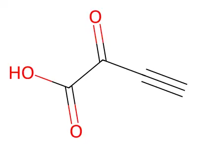 2-Keto-3-butynoic acid structure