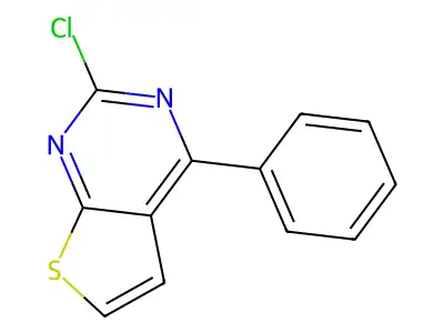 4-Chloro-2-phenylthieno[2,3-d]pyrimidine structure
