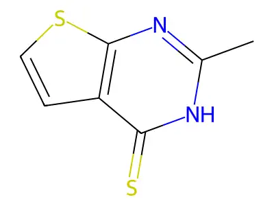 2-methylthieno[2,3-d]pyrimidine-4(3H)-thione structure