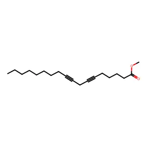 Methyl 6,9-octadecadiynoate structure