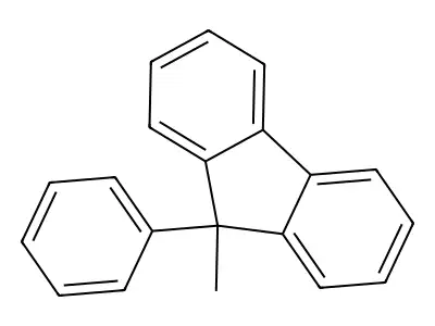 9-Methyl-9-phenylfluorene structure