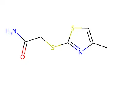 2-[(4-Methyl-1,3-thiazol-2-yl)sulfanyl]acetamide structure