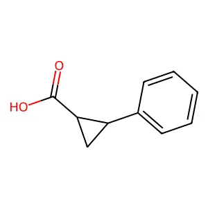 2-苯基环丙烷-1-甲酸 structure
