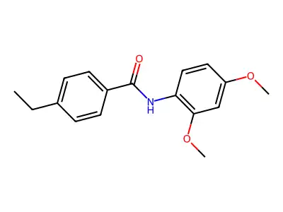 N-(2,4-dimethoxyphenyl)-4-ethylbenzamide structure