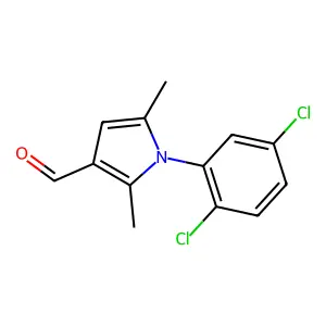 1-(2,5-Dichlorophenyl)-2,5-dimethyl-1h-pyrrole-3-carbaldehyde structure