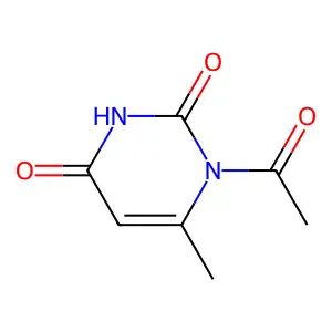 1-Acetyl-6-methylpyrimidine-2,4(1H,3H)-dione structure