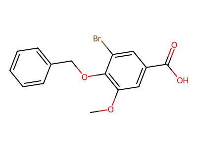 4-(Benzyloxy)-3-bromo-5-methoxybenzoic acid structure