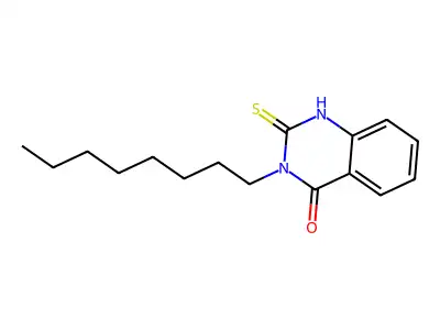 3-Octyl-2-sulfanyl-3,4-dihydroquinazolin-4-one structure